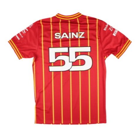 2024 Ferrari Team Soccer Jersey - Carlos Sainz Jr