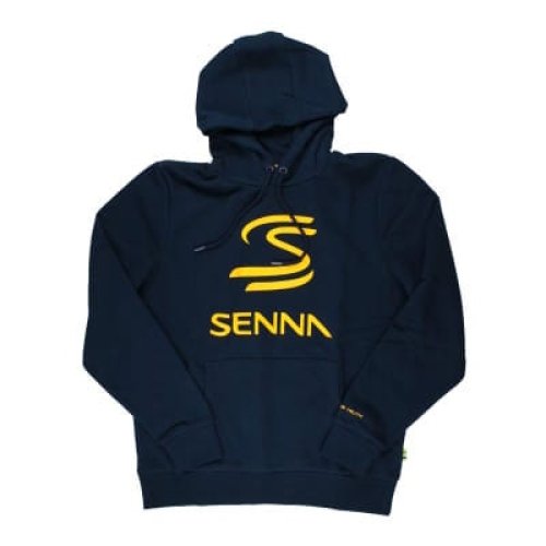 Ayrton Senna FW Mens Senna Logo Hoody