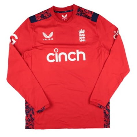 2024 England Cricket T20 Sweater (Fiery Red)