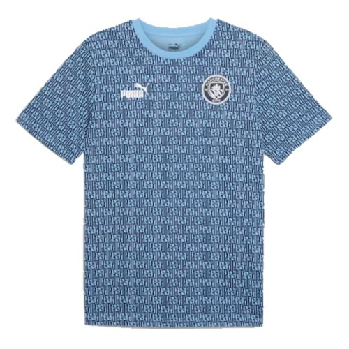 2024-2025 Man City ftblCulture Tee AOP (Navy) (Nico 14)