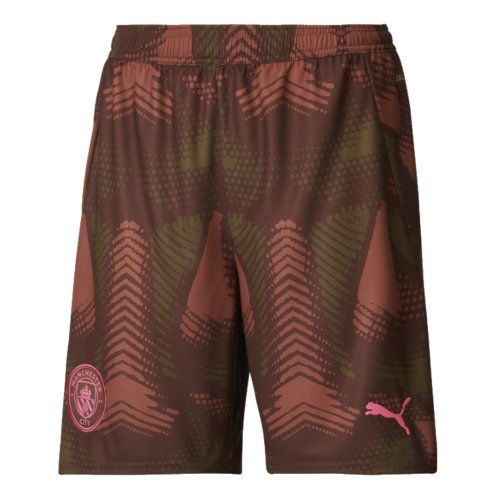 2024-2025 Man City Third Goalkeeper Shorts (Espresso Brown)