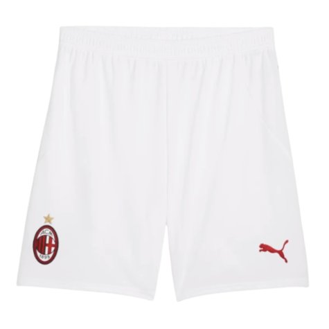 2024-2025 AC Milan Home Shorts (White) - Kids