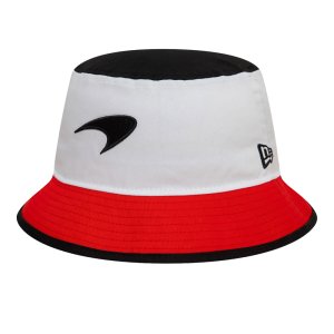 2024 McLaren Monaco Tapered Bucket Hat (White) - Medium 2024 McLaren Monaco Tapered Bucket Hat (White) - Medium