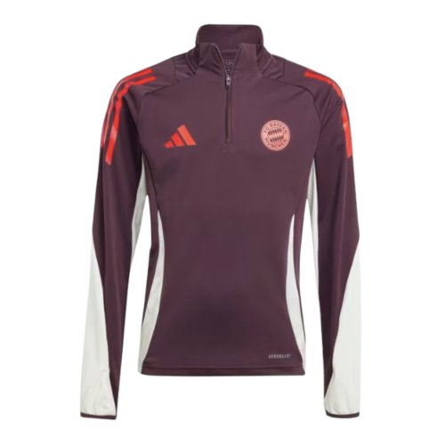 2024-2025 Bayern Munich Training Top (Shadow Maroon) - Kids