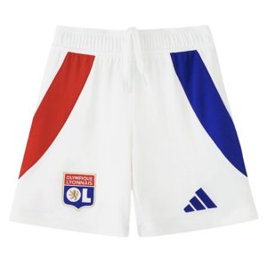 2024-2025 Olympique Lyon Home Shorts (White) - Kids