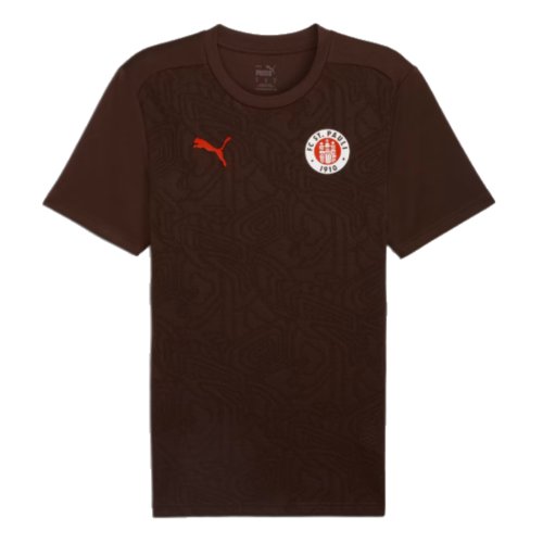 2024-2025 St Pauli Training Shirt (Dark Chocolate)