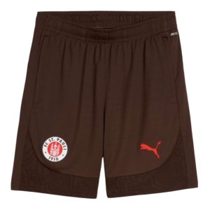 2024-2025 St Pauli Training Shorts (Dark Chocolate)