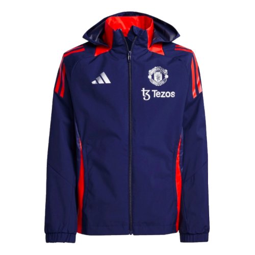 2024-2025 Man Utd Allweather Jacket (Night Indigo)