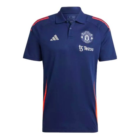 2024-2025 Man Utd Polo Shirt (Night Indigo)