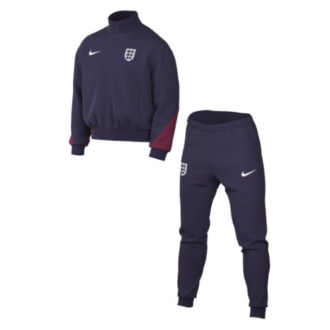 2024-2025 England Strike Tracksuit (Purple Ink)