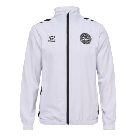 2024-2025 Denmark Line up Jacket (White)