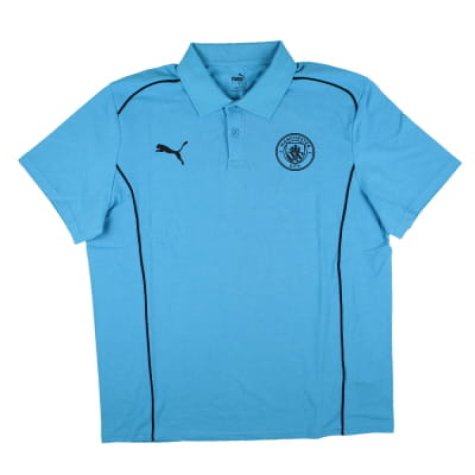 2024-2025 Man City Casuals Polo Shirt (Magic Blue)