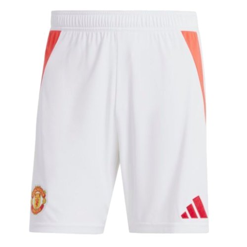 2024-2025 Man Utd Home Shorts (White)