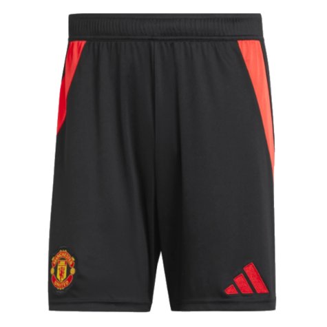 2024-2025 Man Utd Home Shorts (Black)