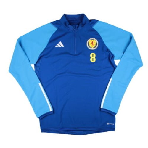 2023-2024 Scotland Player Issue 1/4 Zip Training Top (Navy)