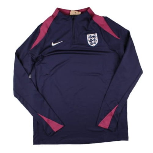 2024-2025 England Strike Football Drill Top (Purple Ink)