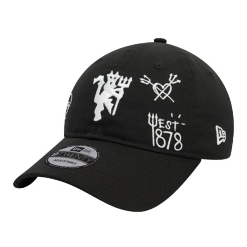 Man Utd Scribble 9Twenty Cap (Black)