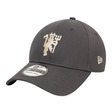 Man Utd Seasonal 39Thirty Cap (Dark Grey/Light Cream)