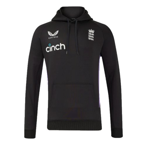 2024-2025 England Cricket Mens Overhead Training Hoody (Caviar)