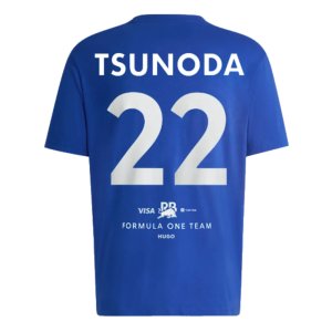 2024 Visa Cash App RB Yuki Tsunoda Driver T-Shirt (Blue)