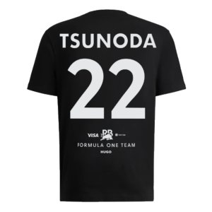 2024 Visa Cash App RB Yuki Tsunoda Driver T-Shirt (Black)