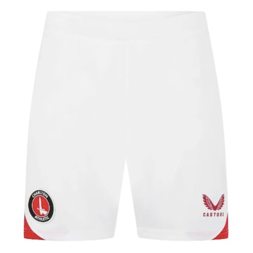 2024-2025 Charlton Athletic Home Shorts (White)