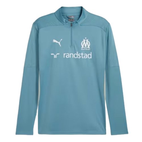 2024-2025 Marseille Training 1/4 Zip Top (Bold Blue)