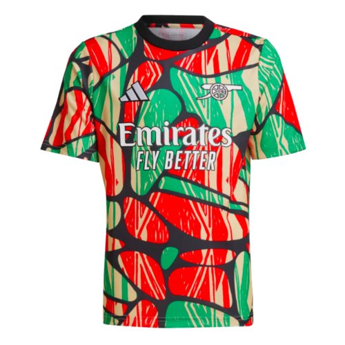 2024-2025 Arsenal Pre Match Shirt (Red) - Kids