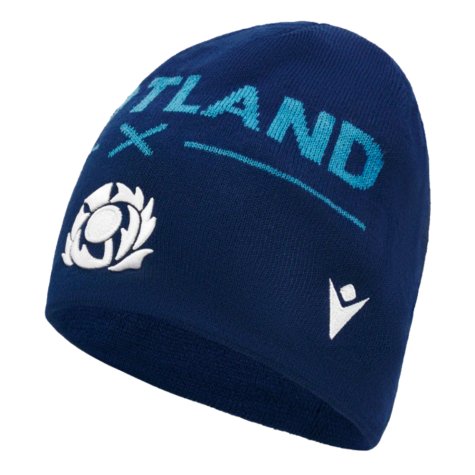 2024-2025 Scotland Rugby Skull Beanie (Navy)