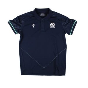 2024-2025 Scotland Rugby Travel RGB Fit Polo Shirt (Navy) - Kids