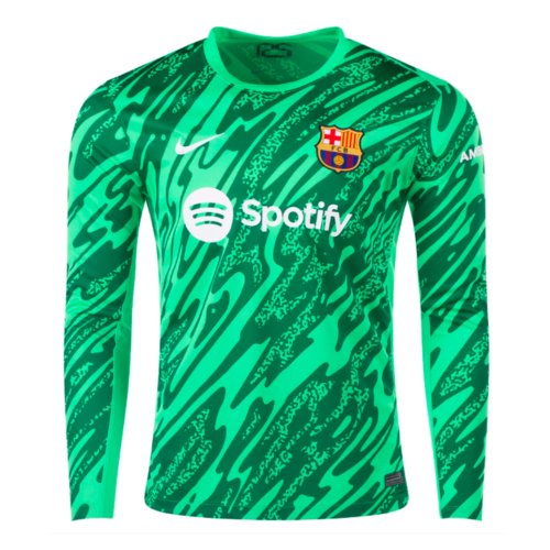 2024-2025 Barcelona Home Goalkeeper Shirt (Green)