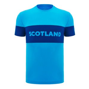 2024-2025 Scotland Rugby Leisure Cotton T-Shirt (Sky Blue)