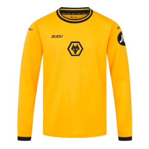 2024-2025 Wolves Long Sleeve Home Shirt (Kids)