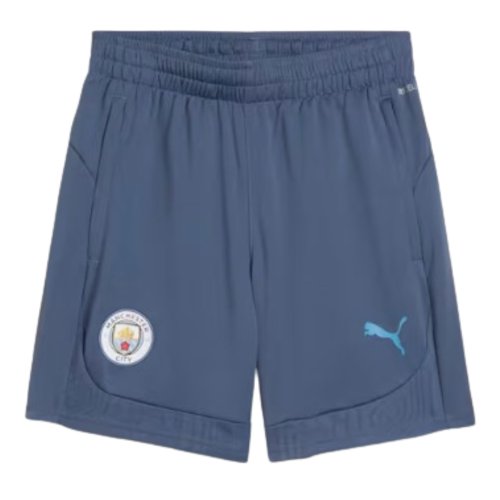 2024-2025 Man City Training Shorts (Inky Blue) - Kids