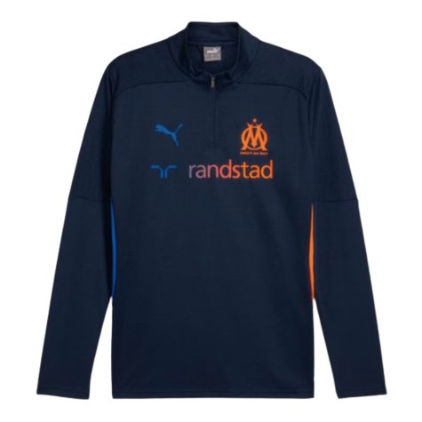 2024-2025 Marseille Training 1/4 Zip Top (Navy)