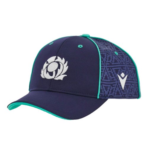 2024-2025 Scotland Rugby Baseball Cap Curved Visor (Navy)