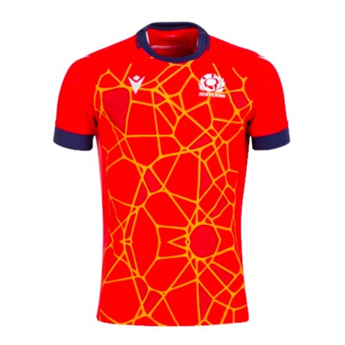 2024-2025 Scotland Rugby Training Jersey (Red)