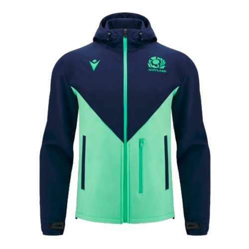 2024-2025 Scotland Rugby Softshell Jacket (Navy-Mint)