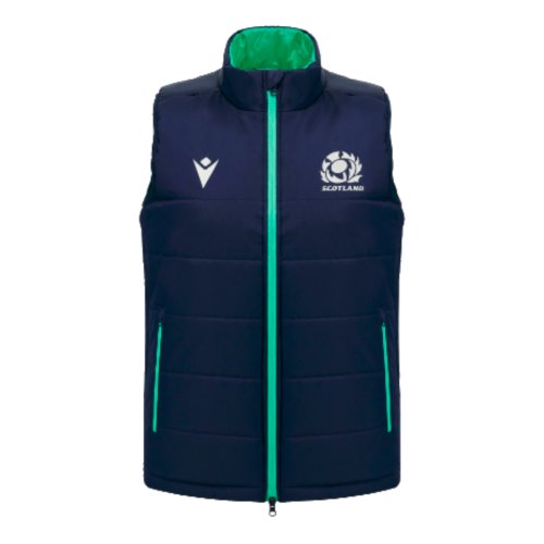 2024-2025 Scotland Rugby Padded Gilet (Navy) - Kids