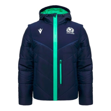 2024-2025 Scotland Rugby Bomber Padded Jacket (Navy) - Kids