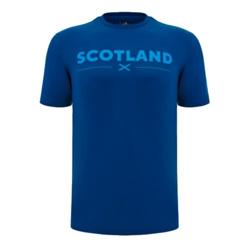 2024-2025 Scotland Rugby Leisure Cotton T-Shirt (Navy)