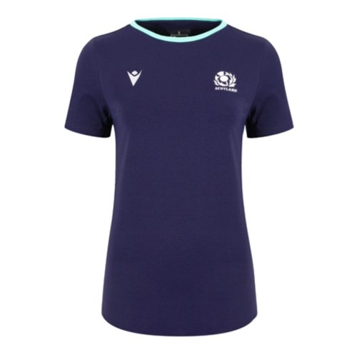 2024-2025 Scotland Rugby Cotton T-Shirt (Navy) - Womens