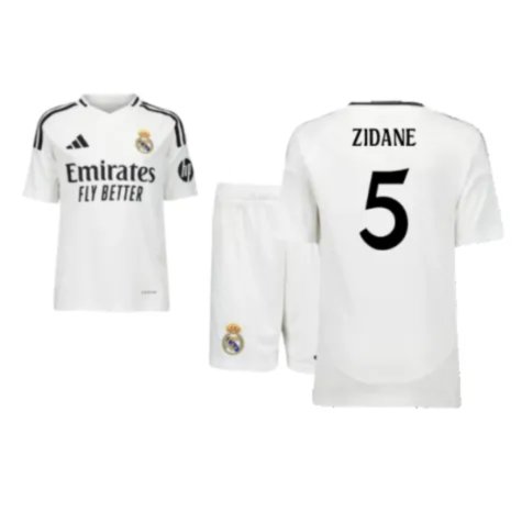 2024-2025 Real Madrid Home Youth Kit (Zidane 5)