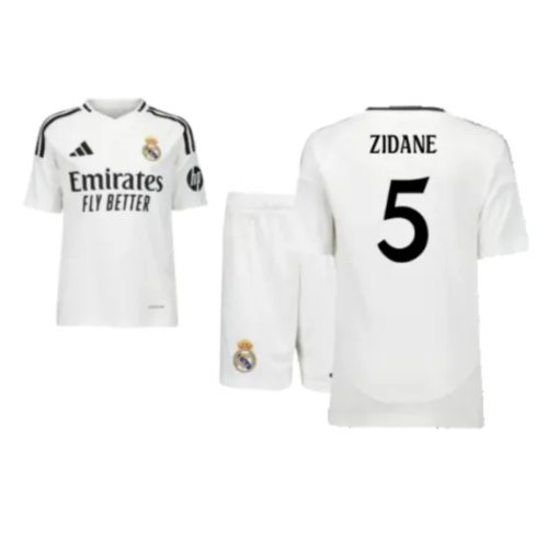 2024-2025 Real Madrid Home Youth Kit (Zidane 5)