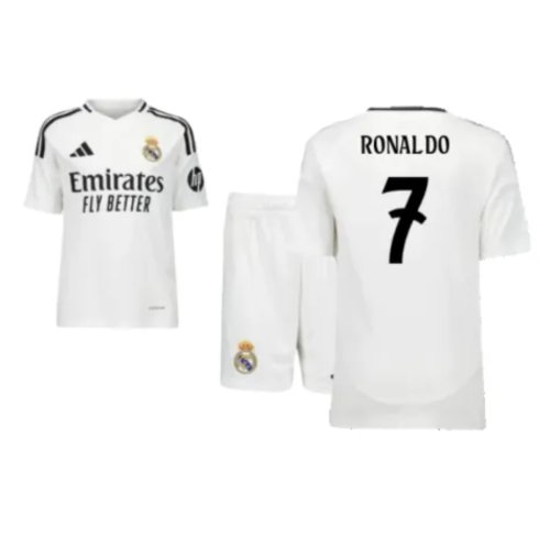 2024-2025 Real Madrid Home Youth Kit (Ronaldo 7)