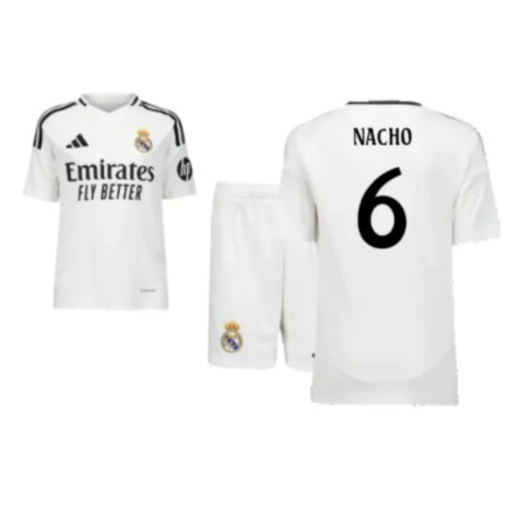 2024-2025 Real Madrid Home Youth Kit (Nacho 6)