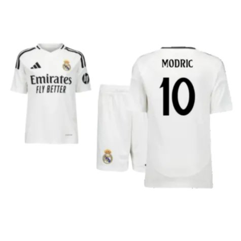 2024-2025 Real Madrid Home Youth Kit (Modric 10)