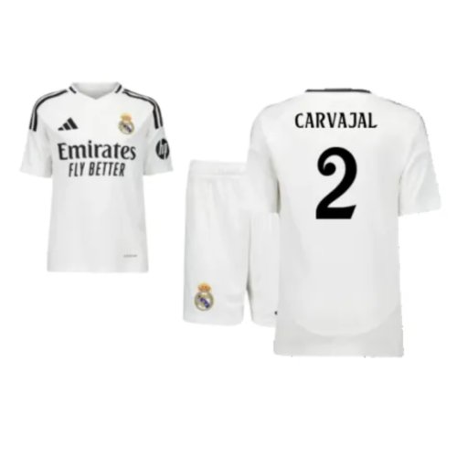 2024-2025 Real Madrid Home Youth Kit (Carvajal 2)