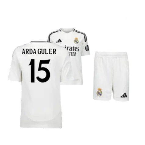 2024-2025 Real Madrid Home Youth Kit (Arda Guler 15)