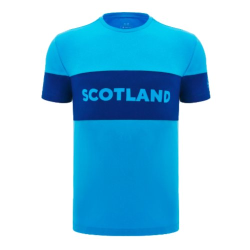 2024-2025 Scotland Rugby Leisure Cotton T-Shirt (Sky Blue) - Kids